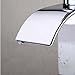 Senlesen Contemporary Modern Waterfall Spout Chrome Polished Tall Single Handle Bathroom Vessel Sink Faucet, Laundry Vanity Sink Faucet With Two 3/8