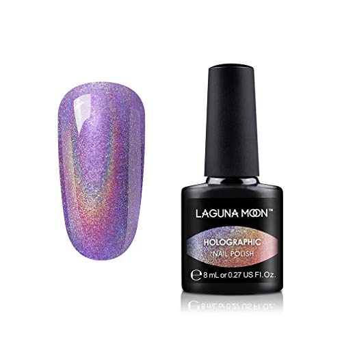 Lagunamoon Rainbow Gel Nail Polish Soak Off UV LED Gel Polish-Pearl Quartz - Thumbnail 3