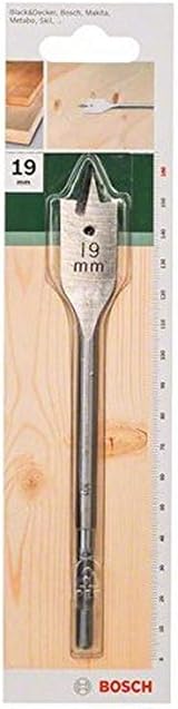 Bosch Flat Drill Bit 19 mm for Wood and Soft Materials