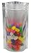 CleverDelights Silver/Clear Stand Up Pouches - 4oz - 50 Pack - 5
