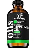 ArtNaturals 100% Pure Peppermint Essential Oil - (4 Fl Oz / 120ml) - Premium Therapeutic Grade Mentha Peperita - Fresh Mint for Hair Growth and Skin - Repel Mice and Spiders - Natural Rodent Repellent