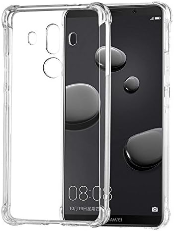 Mayround Compatible for Huawei Mate 10 Pro Clear Case, Thin Transparent TPU Gel Elastic Silicone Shockproof Protective Phone Cover Soft Shell Transparent Case Compatible for Huawei Mate 10 Pro 6"