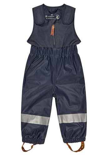 Sterntaler Pantalon de Pluie doublé uni, Marine, 92
