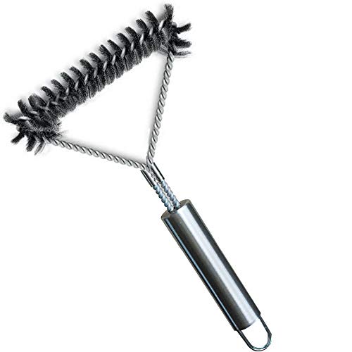 BEAUTYSEA Grill Brush Safe And Clean Stainless-Steel Barbecue Brush BBQ Grill Cleaner With Solid Handle