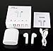 Dual Side Wireless Bluetooth Headset Earbuds Stereo Earphone for Apple AirPods iPhone 8, 8 Plus, X, 7, 7 Plus, 6s, 6S Plus iPhone 5 (White)
