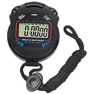 GLLP Elektronische Stopwatch Multifunctionele Waterdichte Sport Stopwatch Sport Running Fitness Games Timer (4 Stks)
