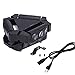 Lixada 9x10W 9LED 16/48 Channel Full Color DMX512 Sound Control Auto Rotating Mini Triangle Spider Lamp Beam Stage Light for Disco KTV Club Party