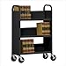 Sandusky Lee SL330-09 Single Sided Sloped Shelf Book Truck, 14
