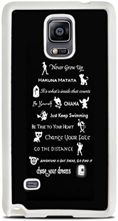 No Worries Quote White Silicone Case for Galaxy Note 4