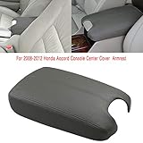 Jade Onlines Grey Console Lid Armrest Car Cover For 2008-2012 Honda Accord
