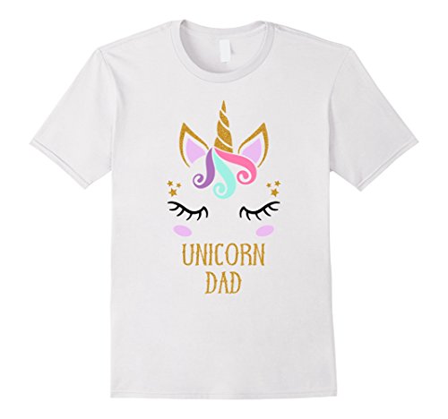 Mens Cute Unicorn Dad T-Shirt, Birthday, Baby Shower Gift
