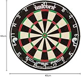 Unicorn Eclipse Pro 2 Dartboard Flat Rotatable Number Ring 455mm 38mm view 7