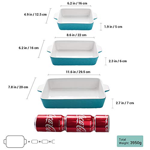 2 Bakeware+Krokori+Rectangular+Ceramic+Cooking