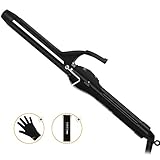 PARWIN BEAUTY Curling Iron 1 Inch Wand with Tourmaline Ceramic Coating, Hair Curling Iron with Anti-scalding Insulated Tip, Ionic Hair Curler for All Types of Hair, 25mm Barrel