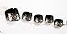 24Pcs Press On Toenails French Tips Short False Toenails Glitter Decorated Full Cover False Toe Nail for Women and Girls Glue On Fake Toenails with Glue