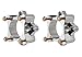 Kawasaki ATV KFX 400, 450R 4/110 Rear Wheel Spacers (adds 4 inches of width)