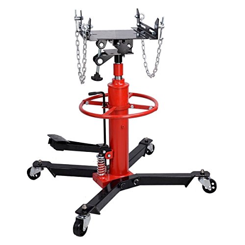 Buy KCHEX>>1100 lbs 2 Stage Hydraulic Transmission Jack w/ 360° Swivel