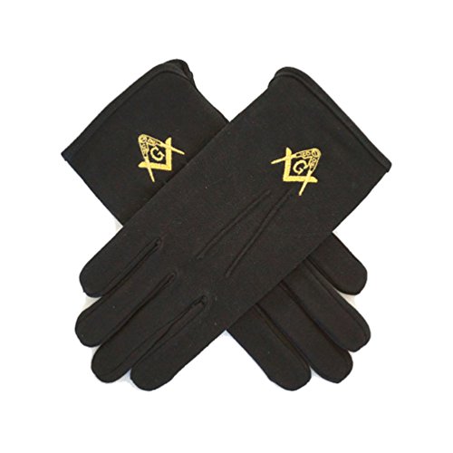 Masonic exchange hand embroidered black and gold freema…
