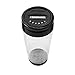 Digital Coin Tumbler - Portable Car Coin Counter Change Organizer fits Car Cup Holders Cars - Automatically Totals The Value of U.S. Coins(Clear)