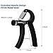 Ruky Hand Grip Strengthener, Hand Grip Exerciser, Hand Grippers, Adjustable Resistance 22-132Lbs (10-60kg), Strength Trainer, Hand Squeezer, Forearm Grip Workout for Athletes Pianists Rock Climbers