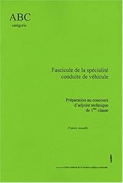 Fascicule de la spécialité conduite de véhicule
