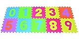 Numbers Puzzles Play Mat 10-tile Colorful EVA Foam Kids Floor by Poco Divo