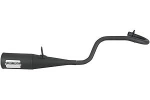 DG Performance 04-2106 - RCM Steel Exhaust (Black) for Honda ATC 185/200/200S (1981-1986)