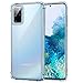 MoKo Compatible with Samsung Galaxy S20 Plus Case / Galaxy S20+ Case, Reinforced Corner TPU Bumper + Anti-Yellow Transparent Hard Panel Cover Fit Galaxy S20+ 5G 6.7 inch 2020 - Crystal Clear