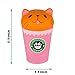 WATINC Kawaii Jumbo Pink coffee cat 3Pcs Squishy Slow Rising Sweet Scented Vent Charms Kid Toy Hand Toy, Stress Relief Toy, decorative props Doll Gift Fun Large (Pink coffee cat 3Pcs)