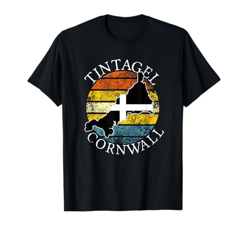 Tintagel, Cornwall England Celtic Design Gift T-Shirt