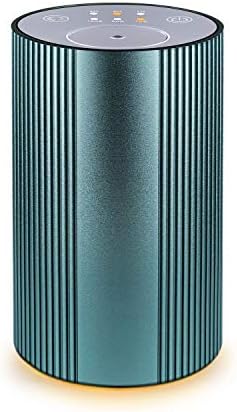 ENERG e’s Adventure アロマディフューザー 車載アロマディフューザー充電式 水使わないネブライザー式アロマディフューザー 静音 10m空瓶スポイト付き T11-ENCS1 (グリーン)