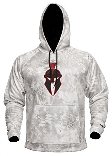 Kryptek Men's Tartaros Hoodie, Yeti/Black, L