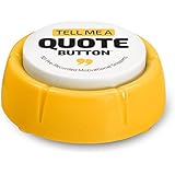 Motivational Sound Button | Cool Office Desk Decor Gadget 101 Pre-Recorded Motivational Quotes | Positive Thinking Easy Button, Better Than Affirmation Cards | Novelty Gag Inspirational Gift