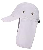 D Diana Dickson Men/Women's UV Protection Adjustable Safari Hat w/Neck Flap