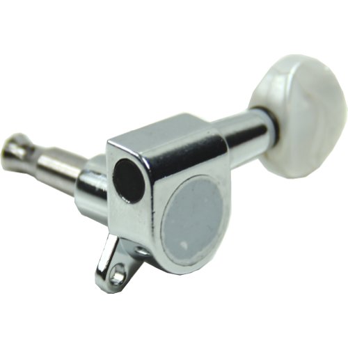 Estone New Chrome Inline Guitar String Tuning Pegs Tuners Machine Head 6R Right