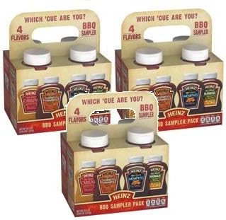 Heinz BBQ Sampler Pack 45.5 oz Sleeve (Pack of 3)