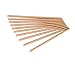 KKMO 250 Pack Dye-Free Biodegradable Premium Paper Straws, Made from Kraft