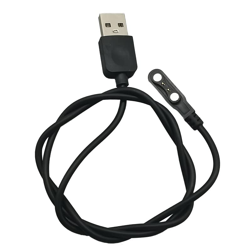 Smart Watch Universal Charger Magnetic,da fit Smartwatch Accessories 2 Pin 4mm Pin-Pitch Magnetic Replacement Charger Cable Compatible for All 2-Pin 3.8mm - 4.2mm-Pin-Pitch Smart watch & Wearables