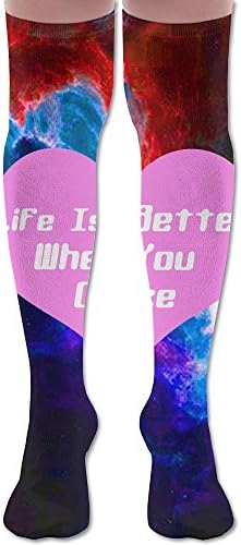 Life Is Better When You Dance Womenâ€s Casual No Show Socks Athletic Cotton Liner Socks Thin Low Cut