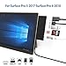 Surface Go/Surface Go2/Surface Go3 USB Hub, 6-in-2 USB C Surface Go/Go 2/Go3 Docking Station with USB 3.0+2 USB2.0 Ports, 3.5mm Earphones Jack,SD/TF Card Reader Slot