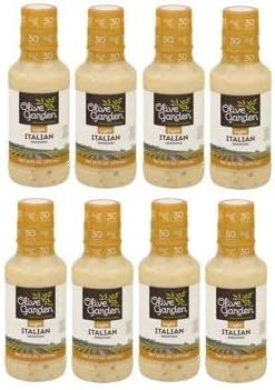 Olive Garden Light Italian Dressing 16 FL Oz Plastic Bottle, 2 Count (Pack of 4)