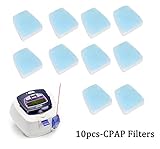 Zinnor CPAP Filters, Disposable Universal Replacement Filters Compatible ResMed S7 S8 Series Filters CPAP Machine (10pcs/Pack)