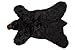 Carstens Plush Black Bear Kids Animal Rug Large
