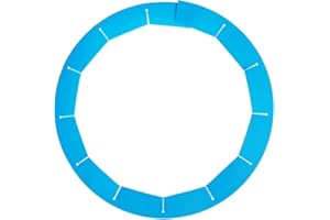 GENERIC Adjustable Silicone Pie Crust Shields Baking Protectors Cover Ring Fits 8-11.4 Inch Pies Baking Pie Crust Shield Protector Cover for Edges (Blue-1pcs)