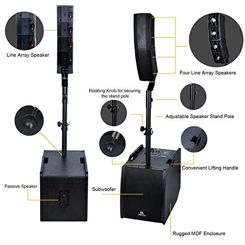 6000W Stereo RECK Club 3200 12-Inch 3000 Watt DJ/Powered
