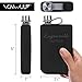 Vonwulf 8oz Hip Flask and Funnel, Stainless Steel Matte Black