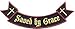 Ribbon Rocker Saved By Grace Cool Christian Bible Jesus NEW Biker Patch PAT-1540
