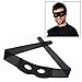 SODIAL Eye Mask Costume Mask Highwayman Robber Fancy Dress Black Zorro Bandit Thief