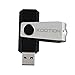Wholesale Bulk USB Flash Drive 1GB Flash Drive 10 Pack Thumb Drive Flash Drives Swivel Memory Stick, Black