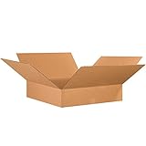 BOX USA B26266 Flat Corrugated Boxes, 26